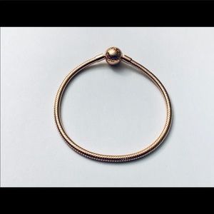 Authentic Pandora rose gold bracelet size 19